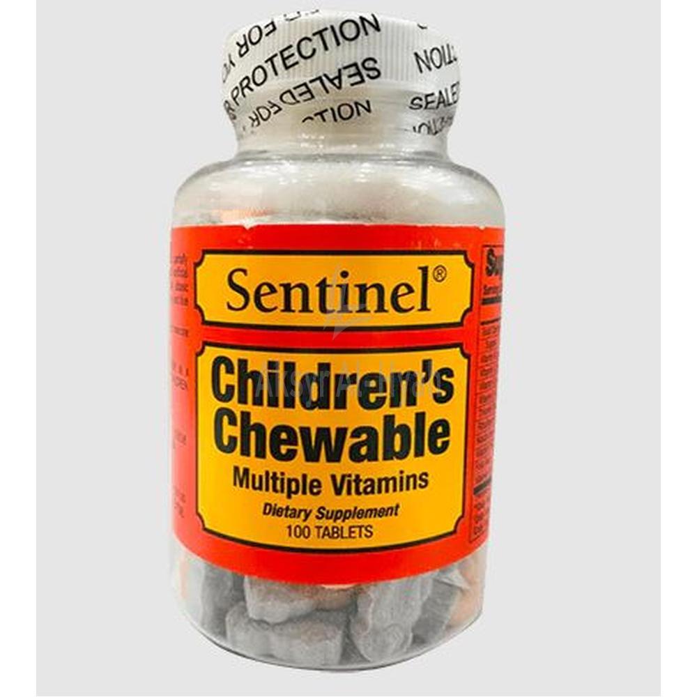 SENTINEL CHILDRENS MULTIVITAMINTAB 100'S