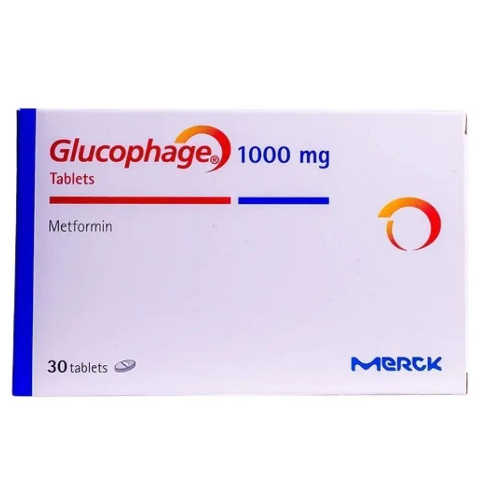 GLUCOPHAGE 1000MG TAB 30'S