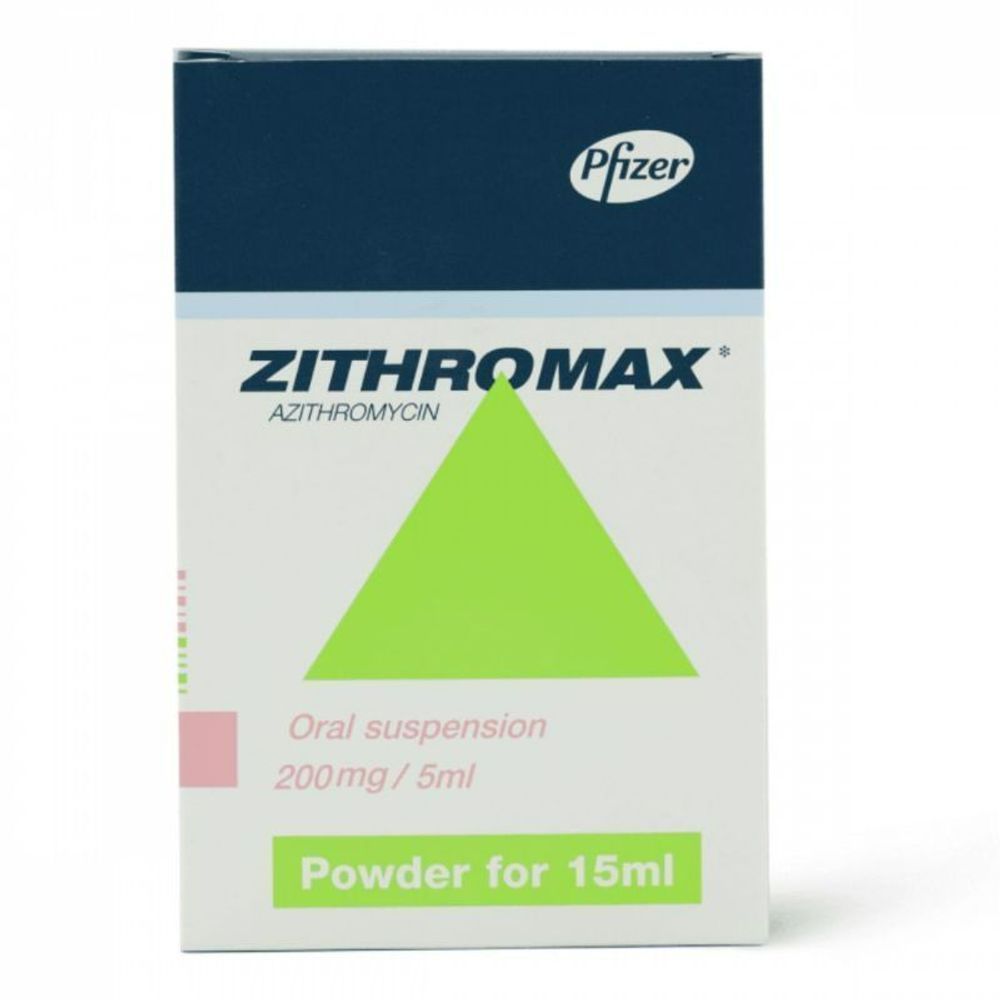ZITHROMAX SUSP [200MG] 15ML