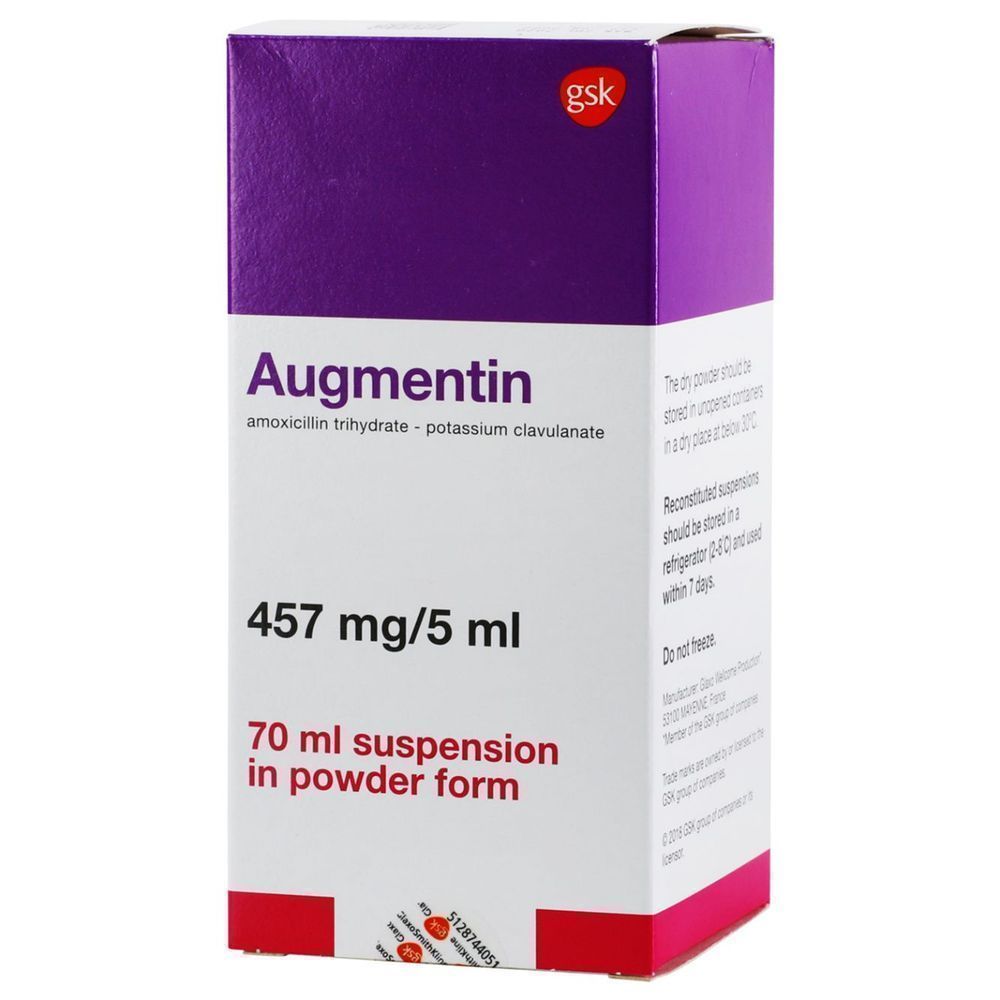 AUGMENTIN 457MG SYRUP 70ML