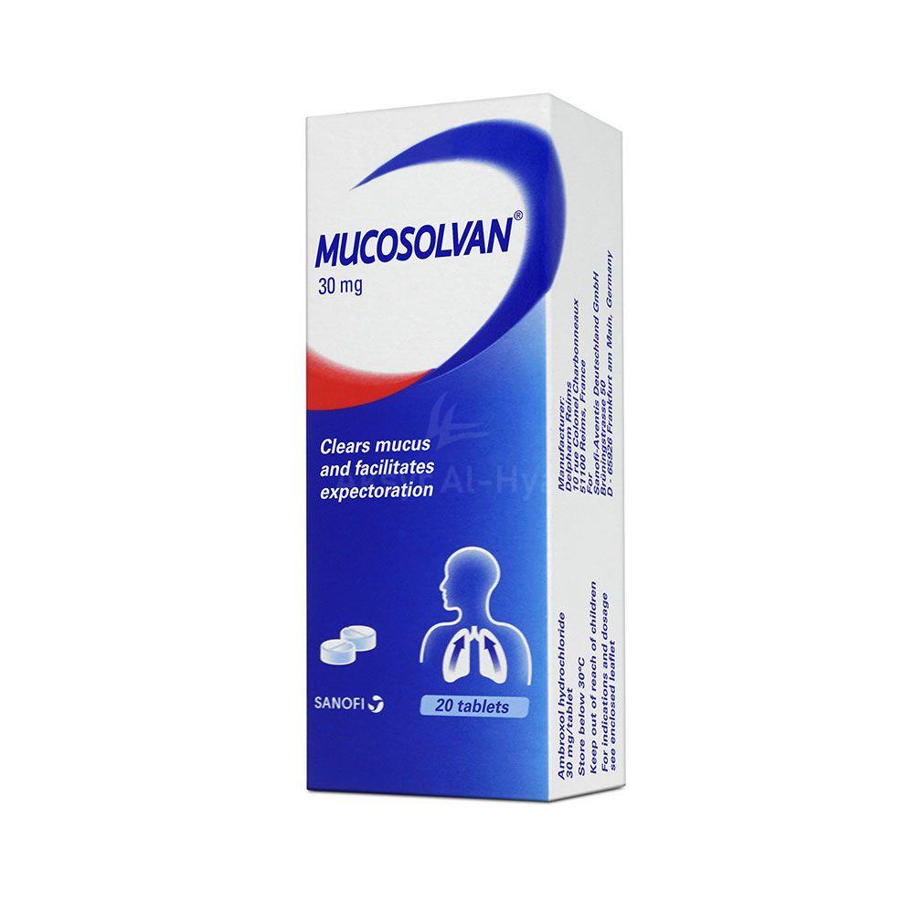 MUCOSOLVAN TABLETS 20'S