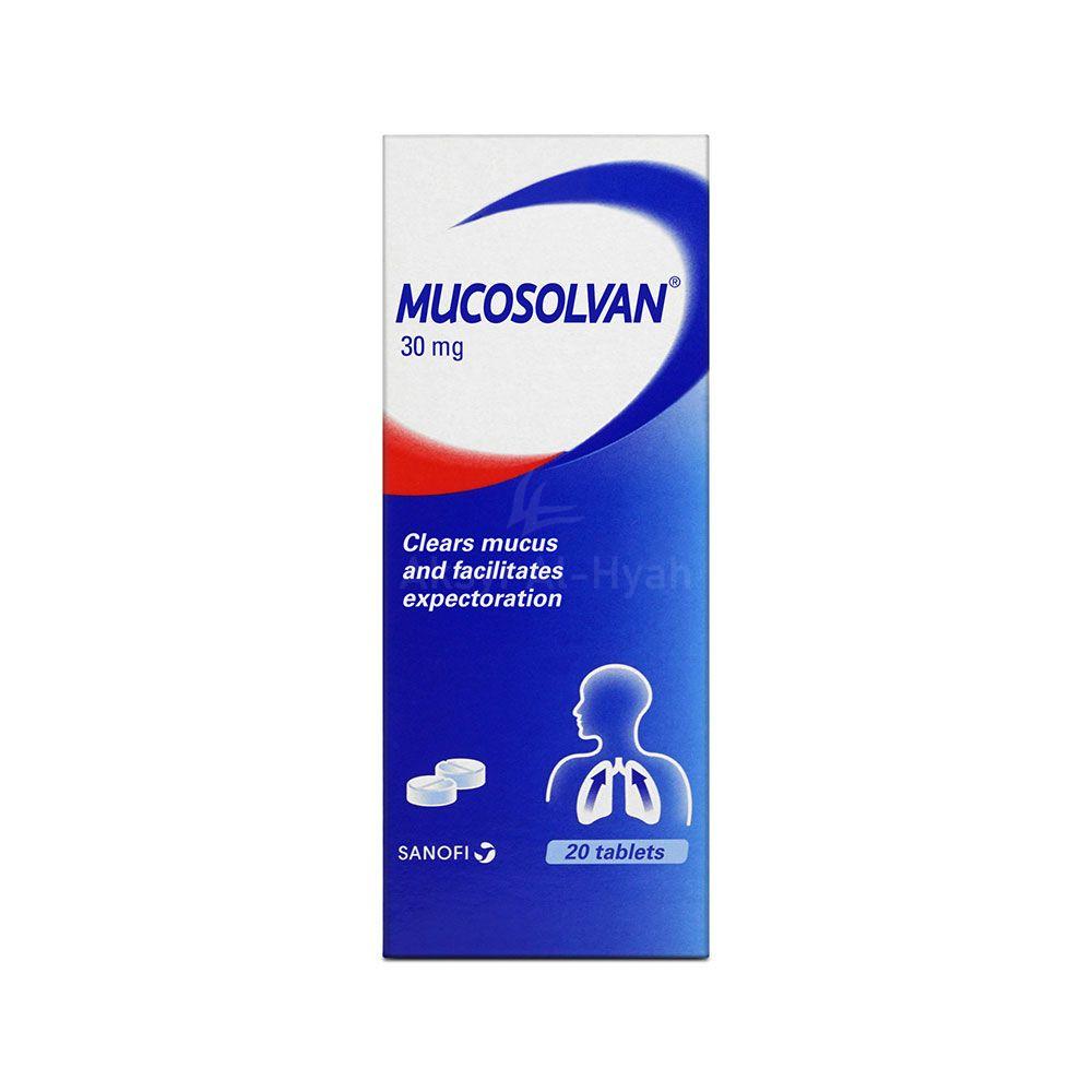 MUCOSOLVAN TABLETS 20'S 4