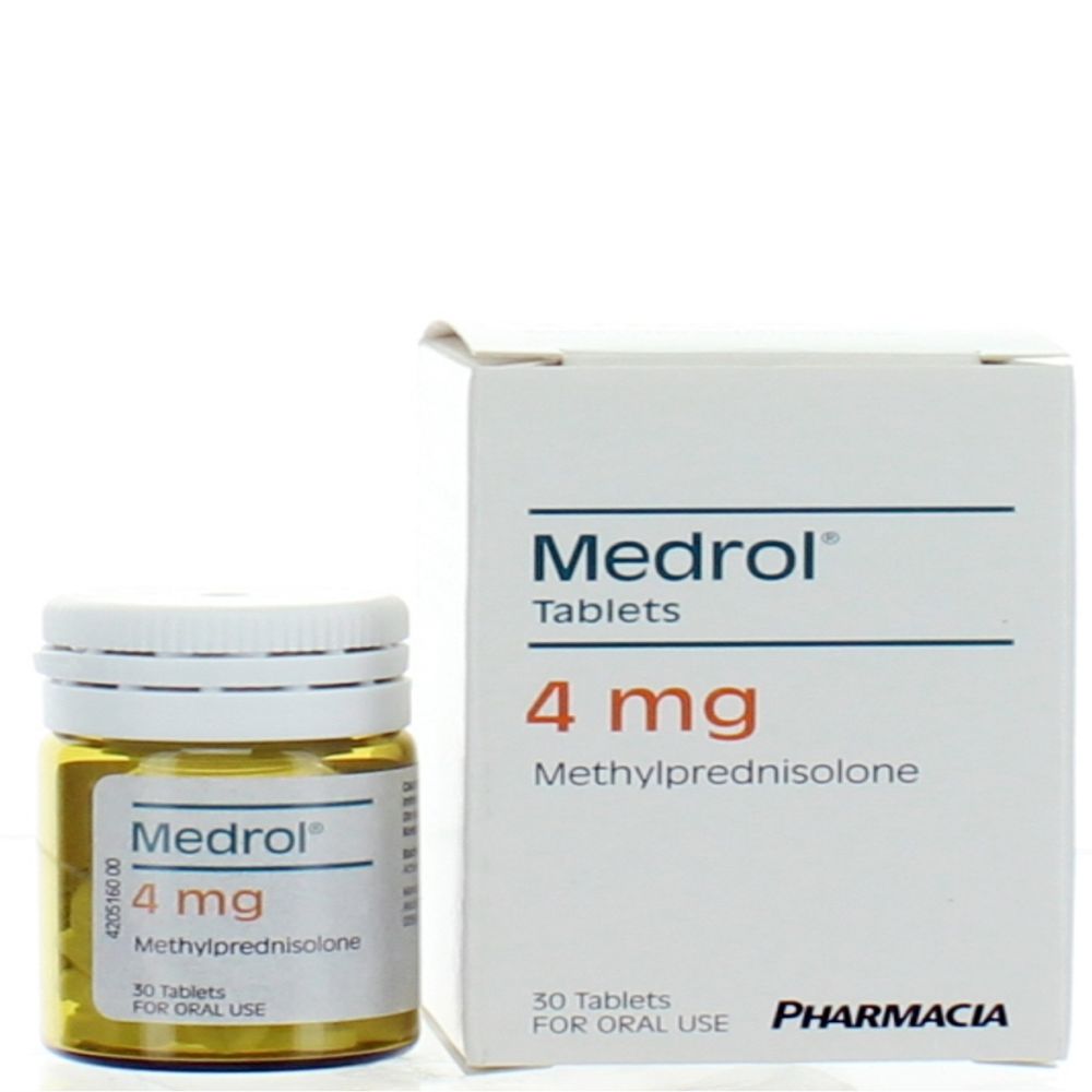 MEDROL 4MG TABLETS 30'S