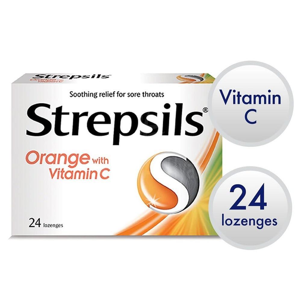 STREPSILS ORANGE VIT.C 100MGLOZ 1X24S#RH201 7