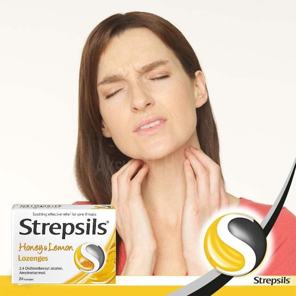 STREPSILS HONEY & LEMON LOZENGES 24'S#RH202 6