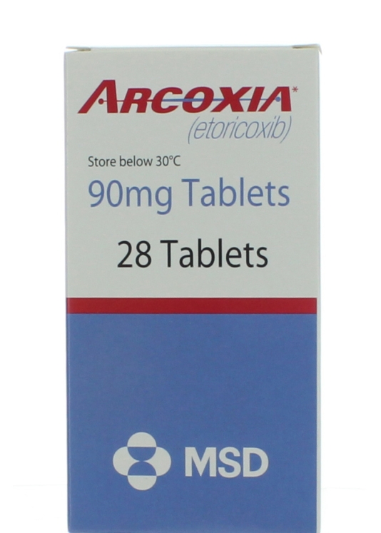 ARCOXIA 90MG TABLET 28'S