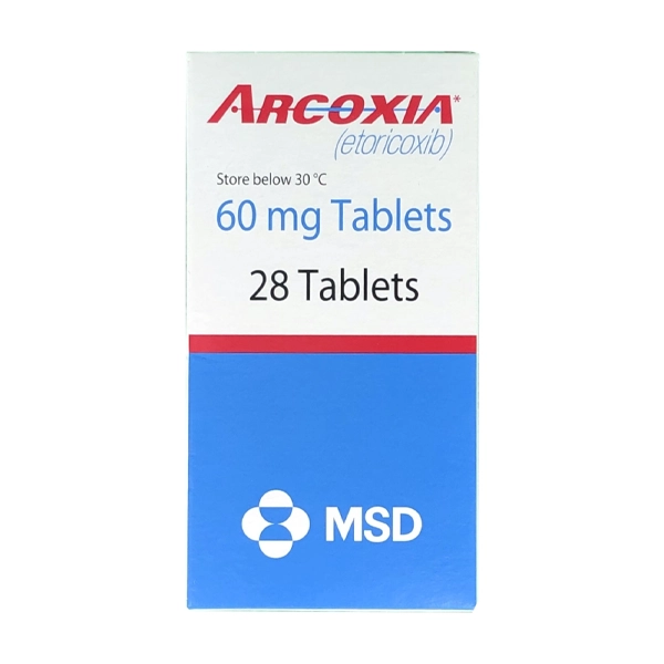 ARCOXIA 60MG TABLET 28'S