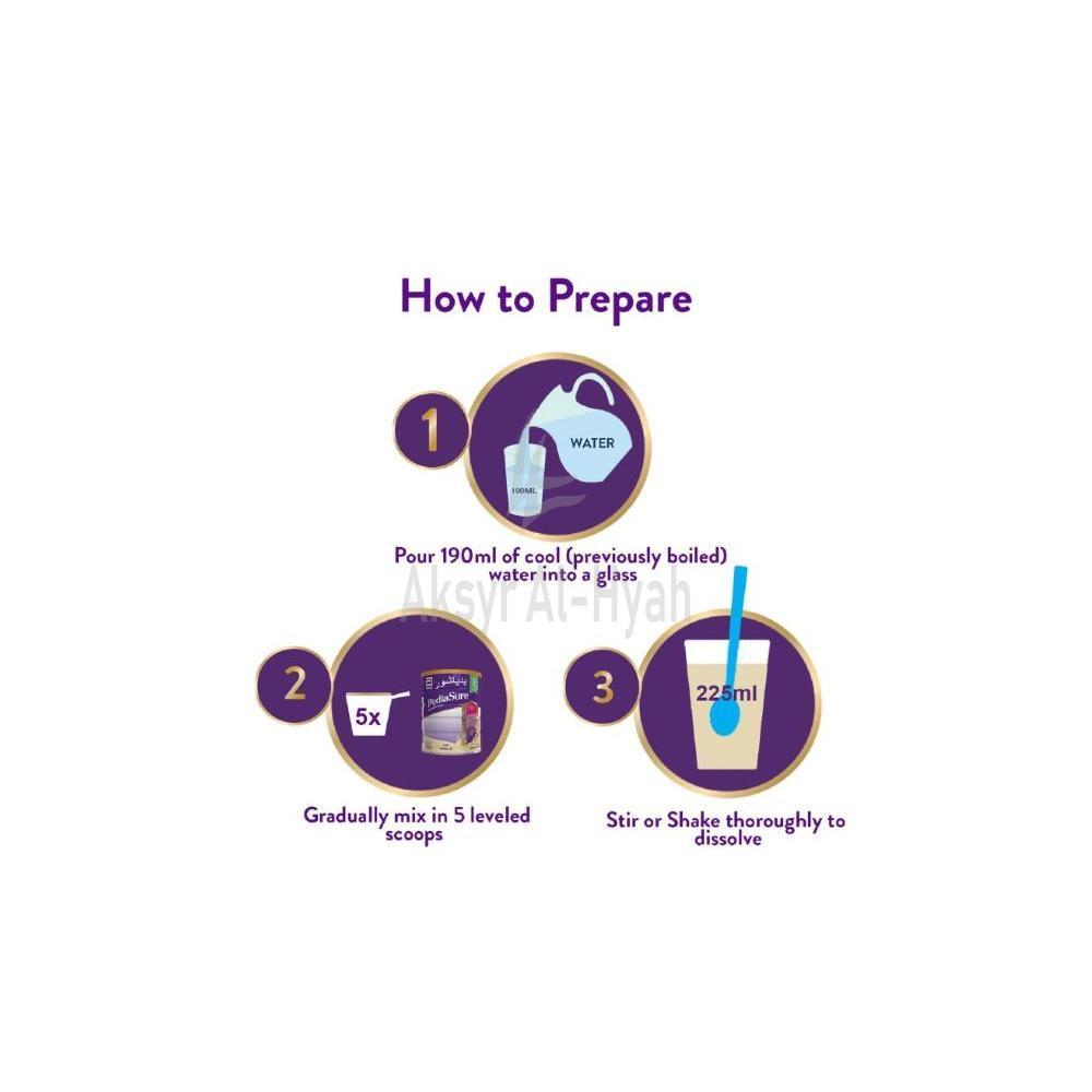 PEDIASURE COMPLETE POWDER 1+ VANILLA 400GM 4