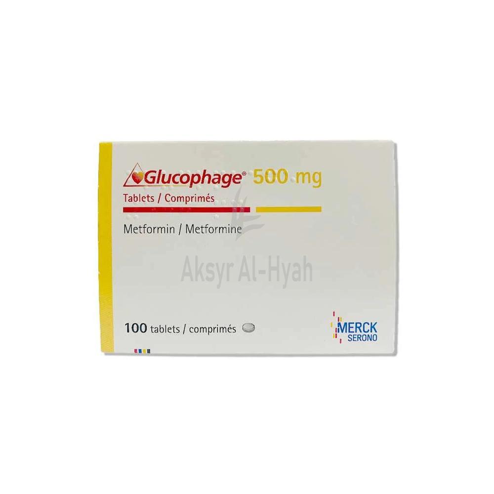 GLUCOPHAGE 500MG TAB 100'S