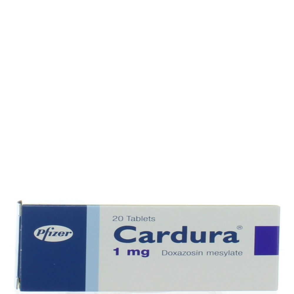 CARDURA 1MG TABLET 20'S