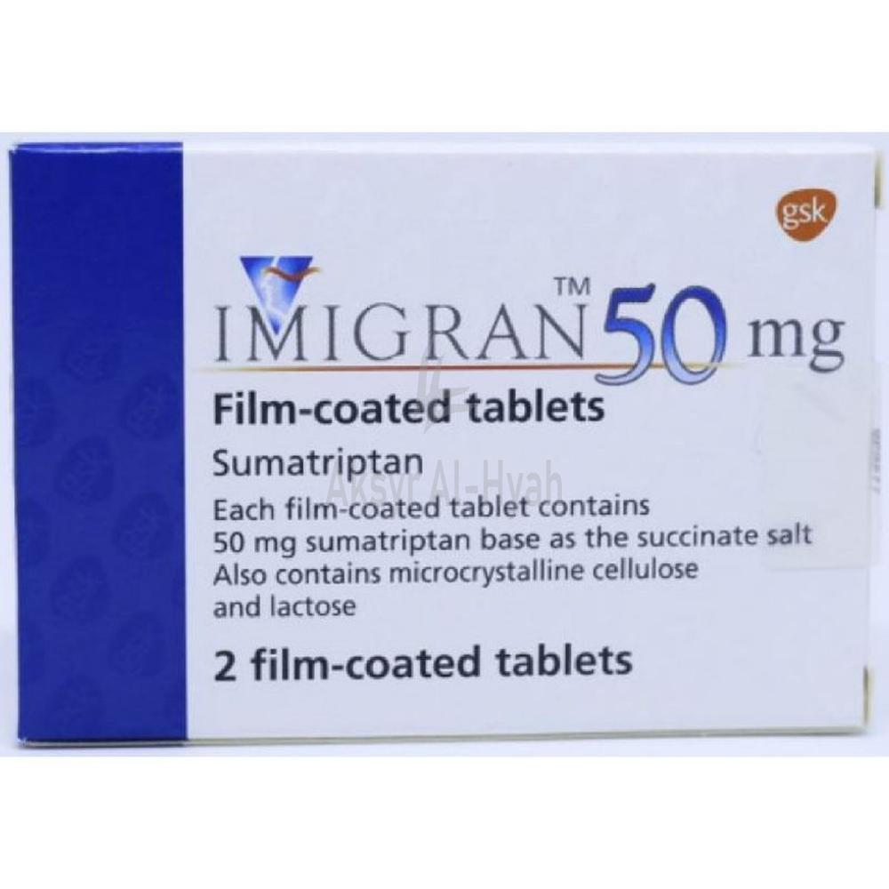 IMIGRAN 50MG  TABLET 2'S