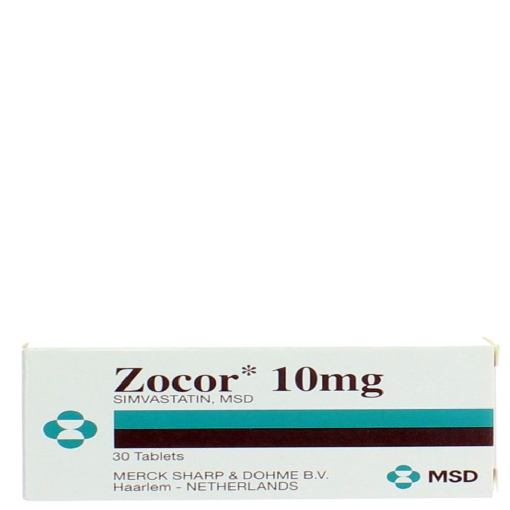 ZOCOR 10MG TABLET 30'S