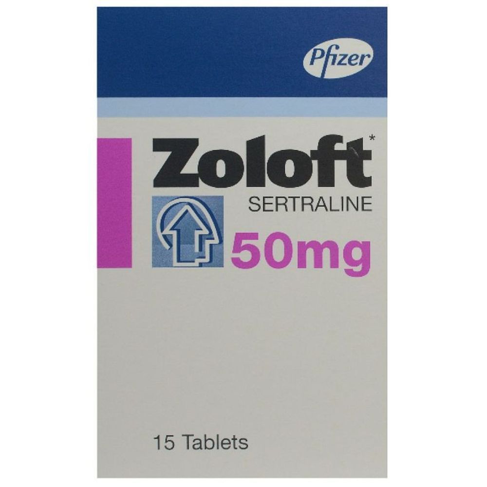 ZOLOFT 50MG TAB 15'S