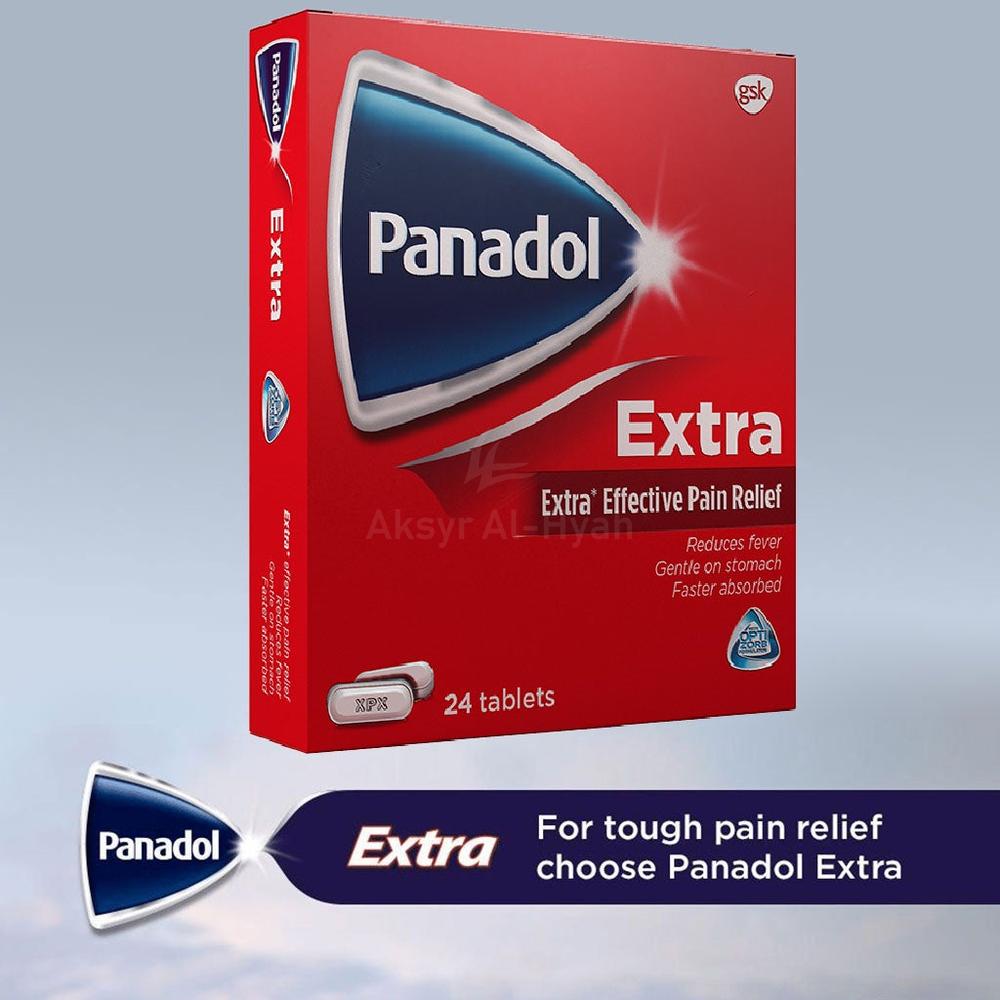 PANADOL EXTRA OPTI ZORB TAB 24'S 3
