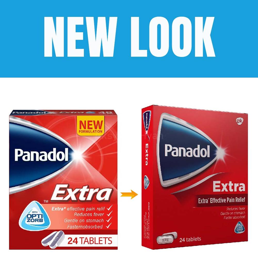 PANADOL EXTRA OPTI ZORB TAB 24'S 1