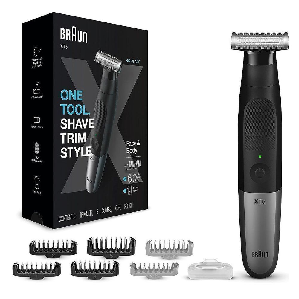 BRAUN XT5200 FACE & BODY TRIMMER/SHAVER 1