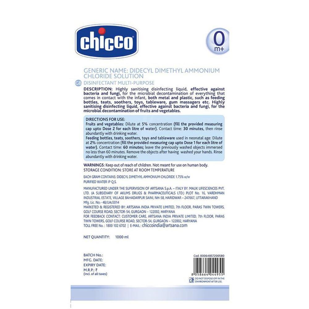 CHICCO(648572)DISINFECTANT MULTIPURPOSE 1000ML 4