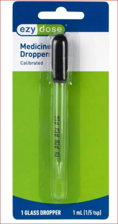 EZY DOSE[69349] MEDICINE DROPPER 1ML