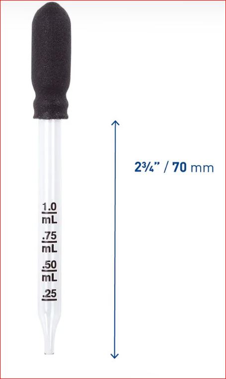 EZY DOSE[69349] MEDICINE DROPPER 1ML