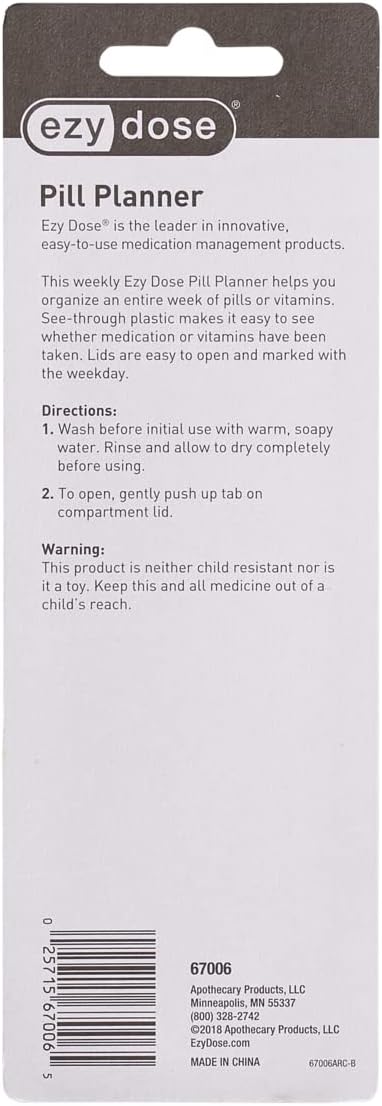 EZY DOSE(67006) 7 DAY PILL-REMINDER 4