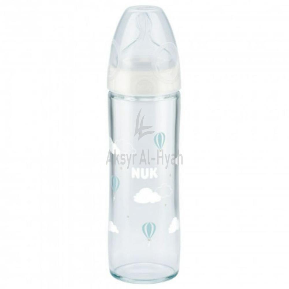 NUK(10745044) GLASS FEEDING BTL 240 ML