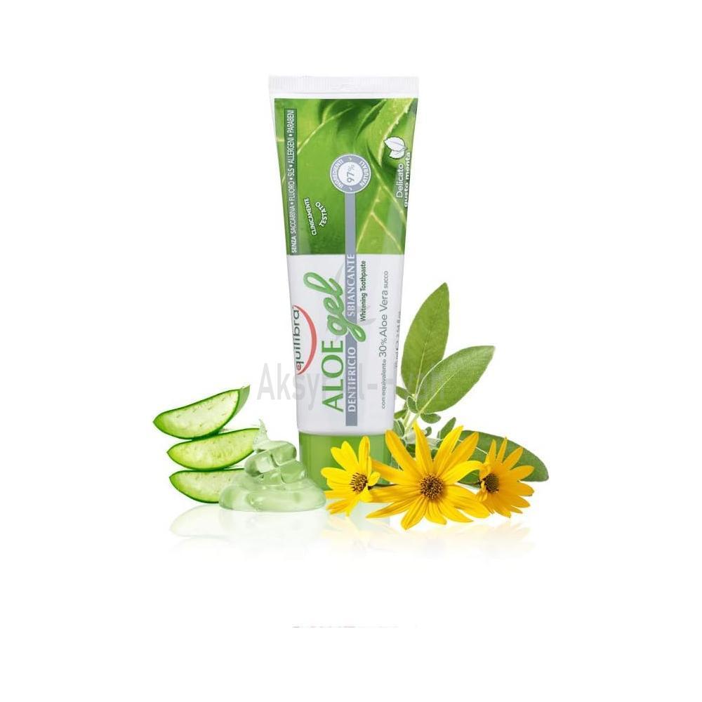 EQUILIBRA ALOE GEL WHITENING TOOTHPASTE 75ML 2