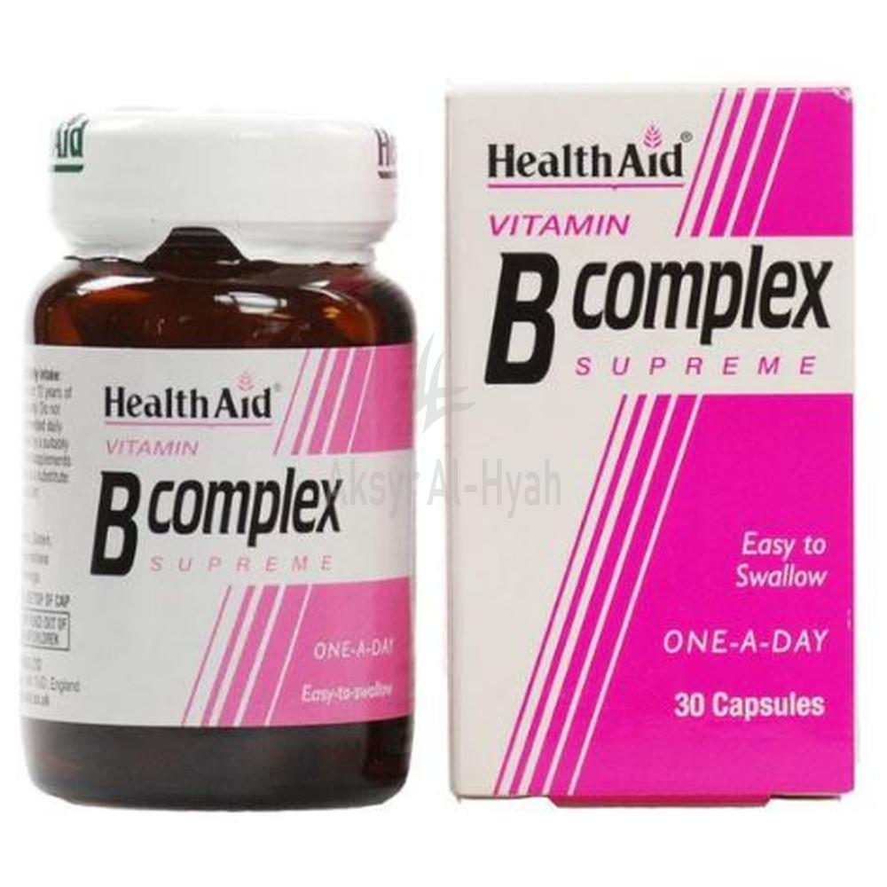 H/AID VITAMIN B COMPLEX CAPS 30'S