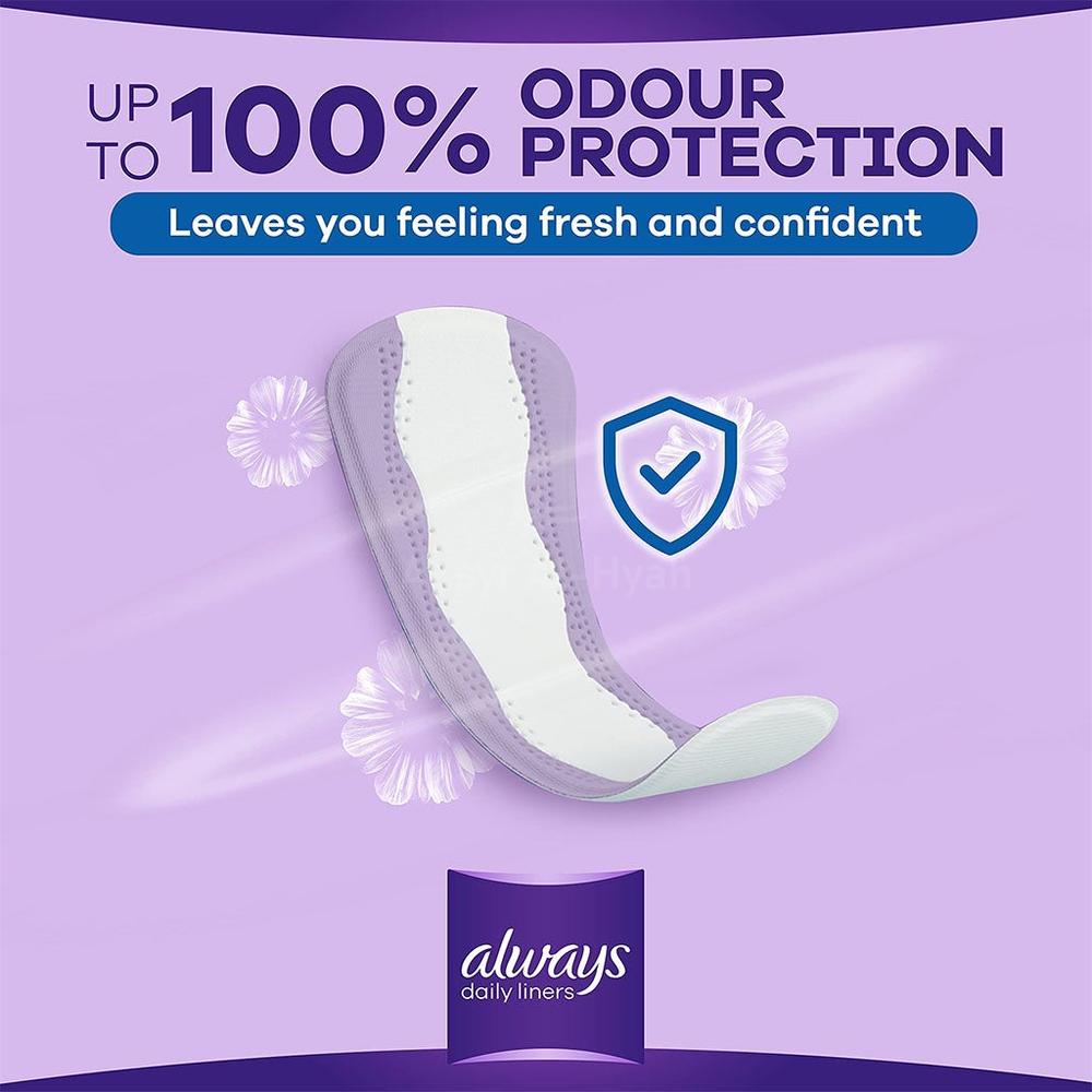 ALWAYS DAILY LINER LARGE BREATHABLE 48'S