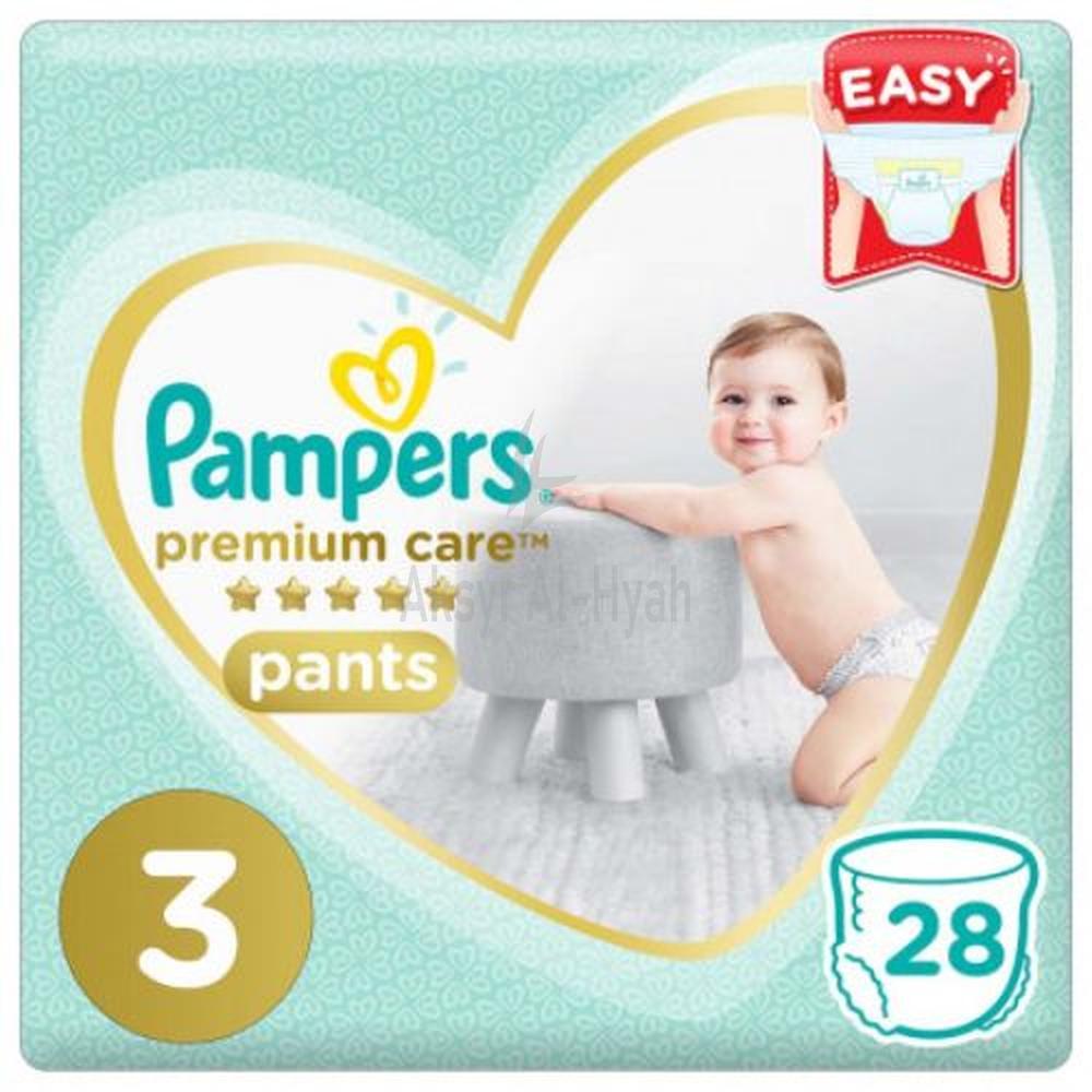 PAMPERS 3 PREMIUM CARE PANTS 6-11KG 28'S(PS225)