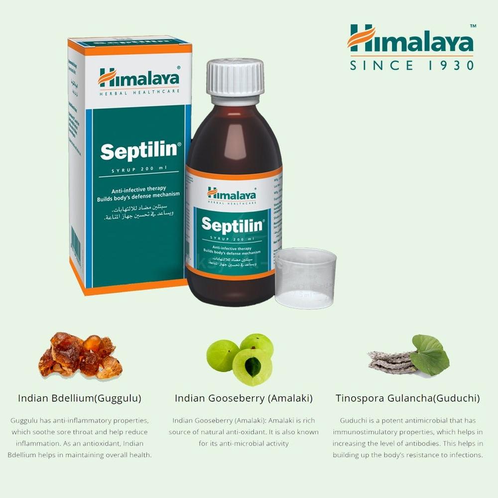 HIMALAYA SEPTILIN SYRUP 200ML 1