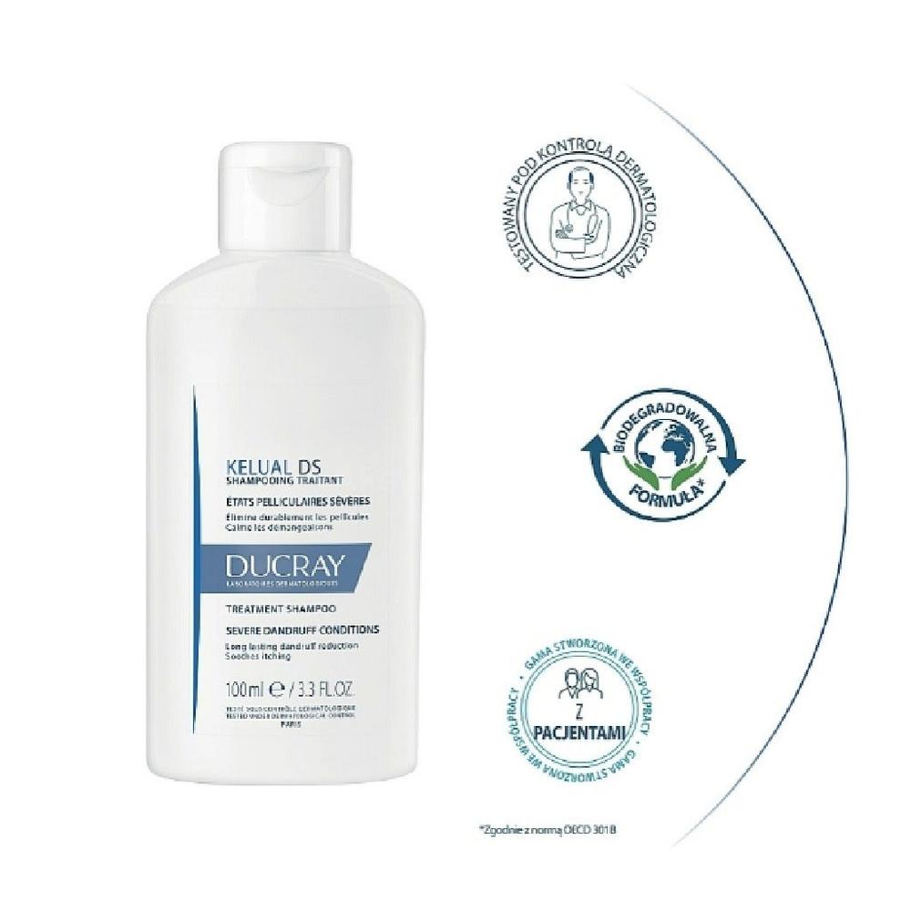 DUCRAY KELUAL DS SHAMPOO 100ML#555377 5
