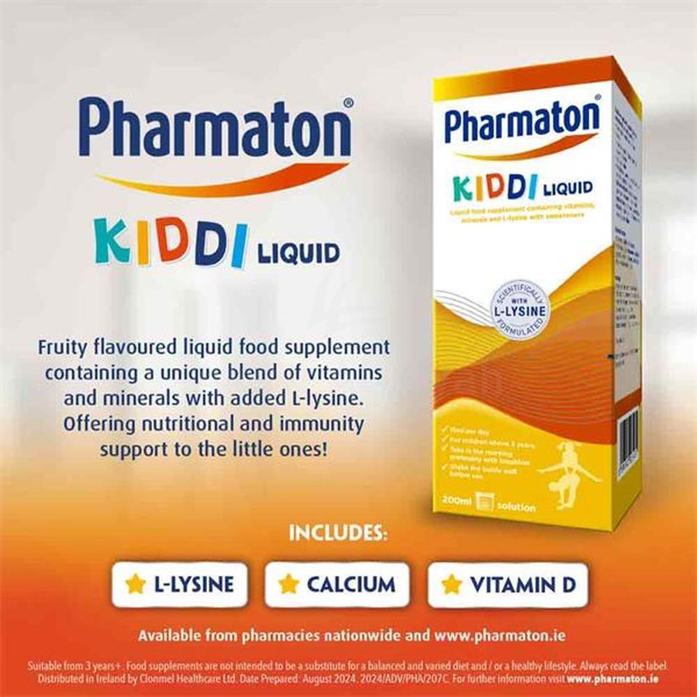 KIDDI PHARMATON SYRUP 200ML 1