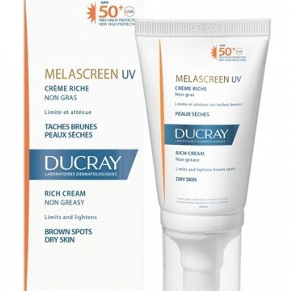OFFER(1+1) DUCRAY MELASCREEN SUN RICH SPF50+ CREAM 40ML#576063