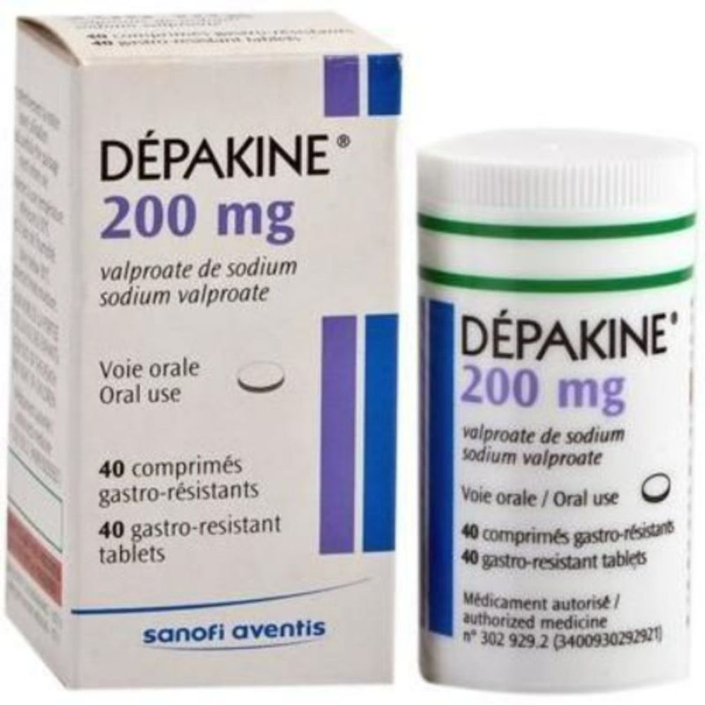 DEPAKINE 200MG TABLETS 40'S