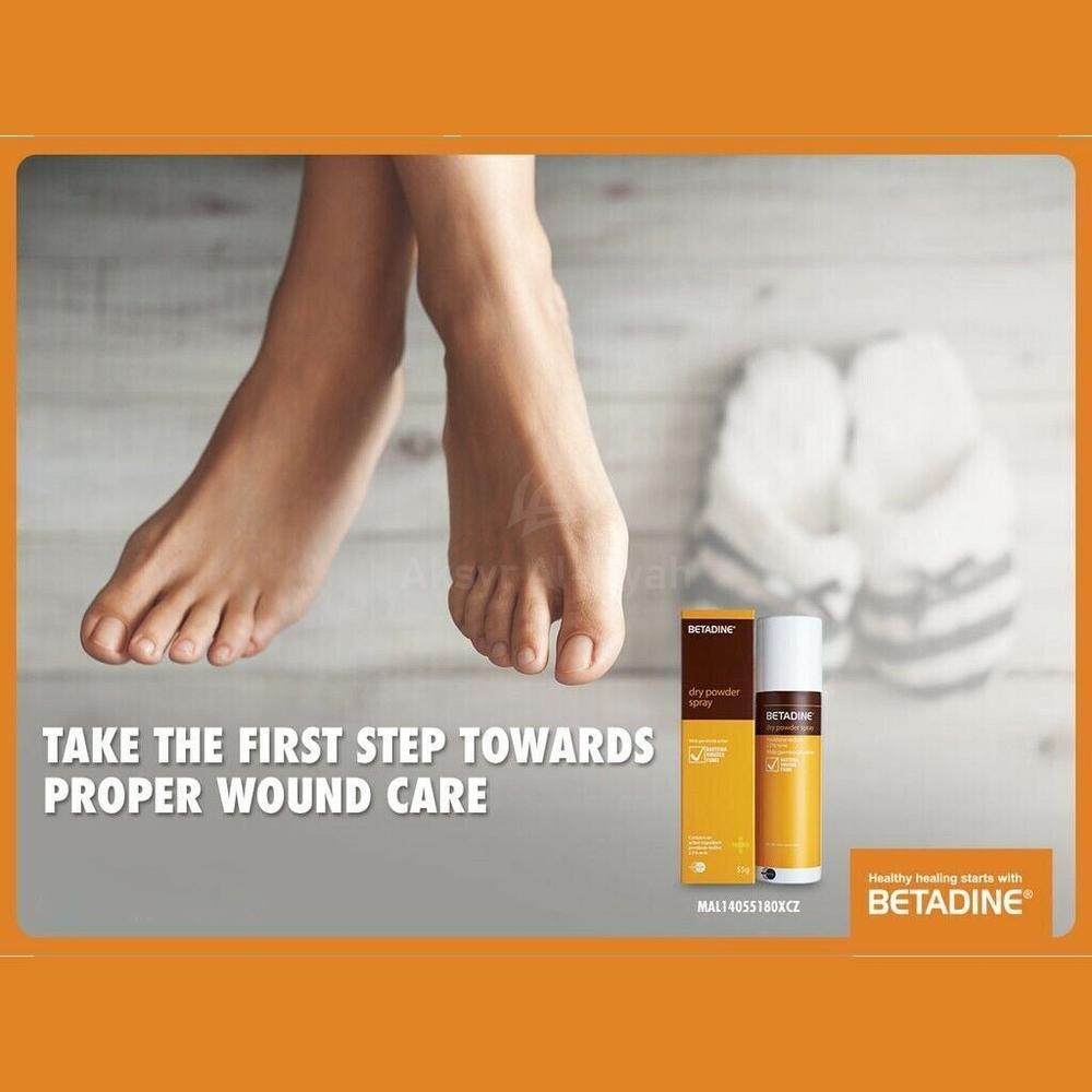 BETADINE SPRAY [DRY POWDER] 55GM 1
