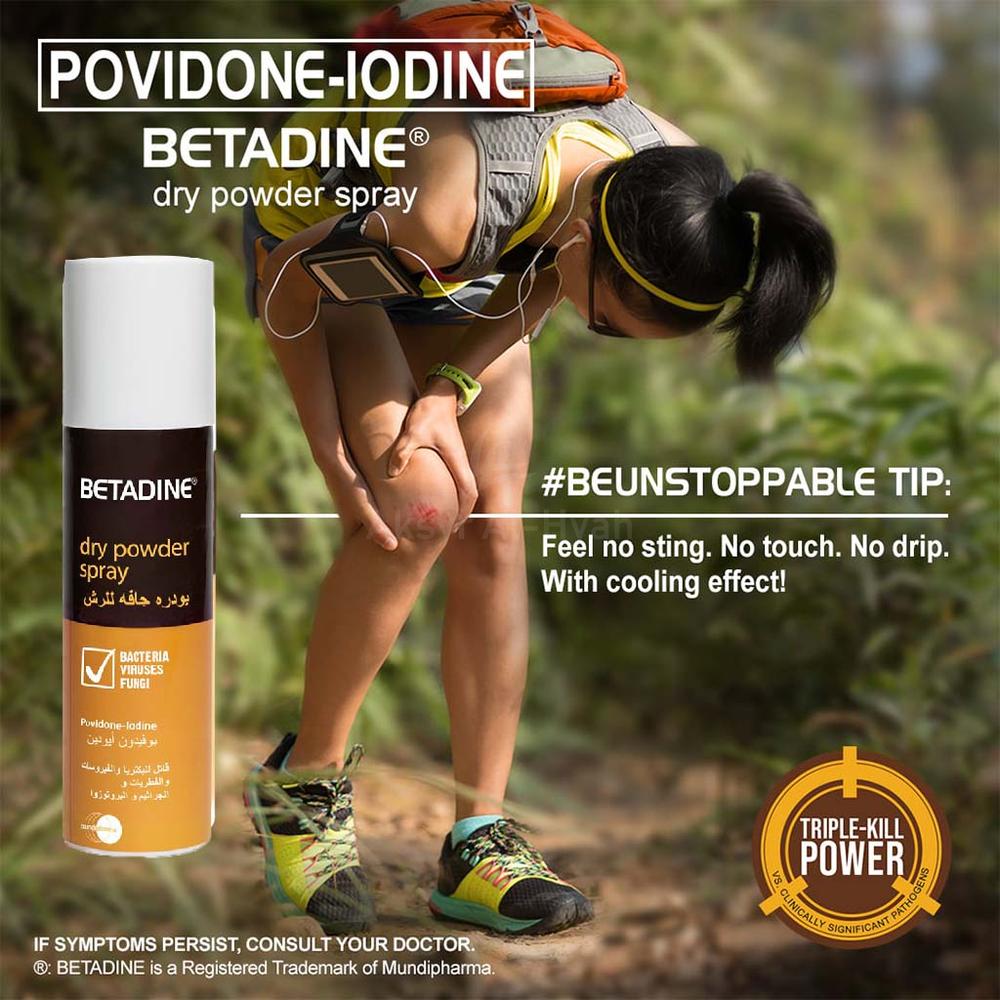 BETADINE SPRAY [DRY POWDER] 55GM 3