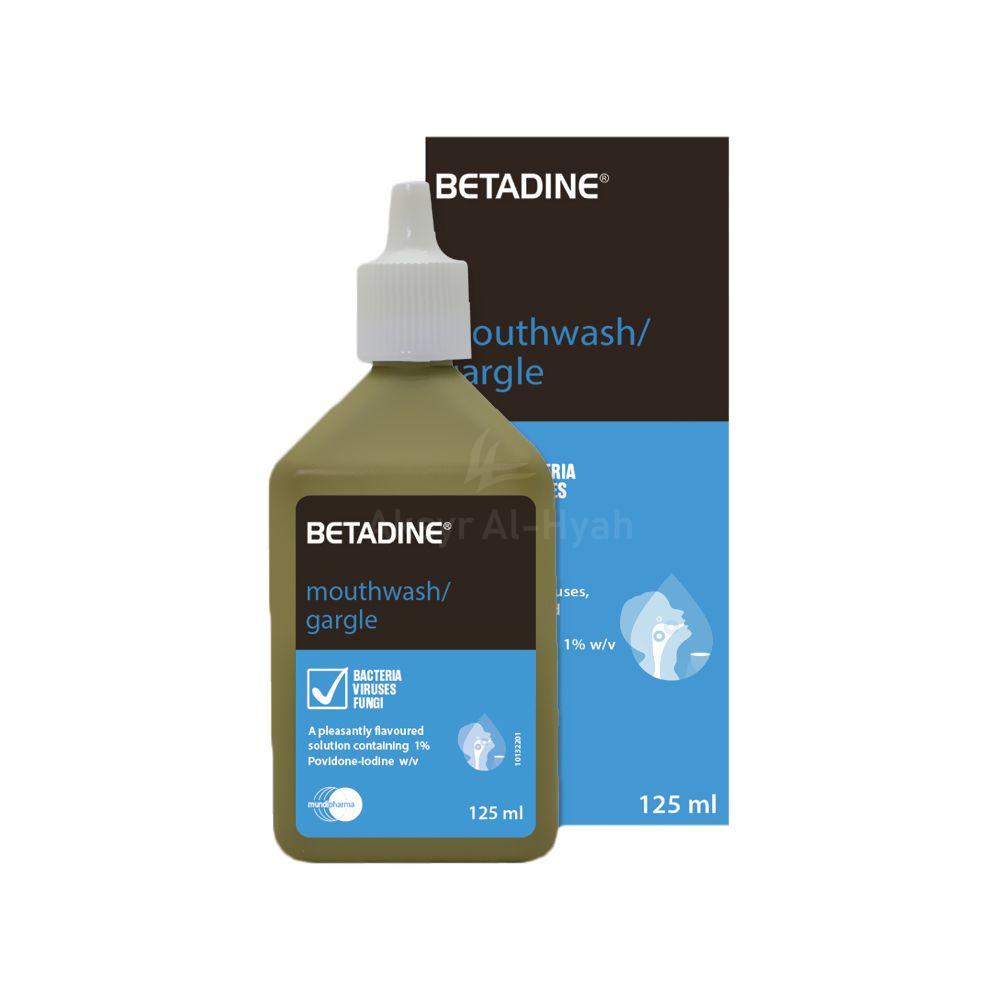 BETADINE MOUTH WASH 125ML 4