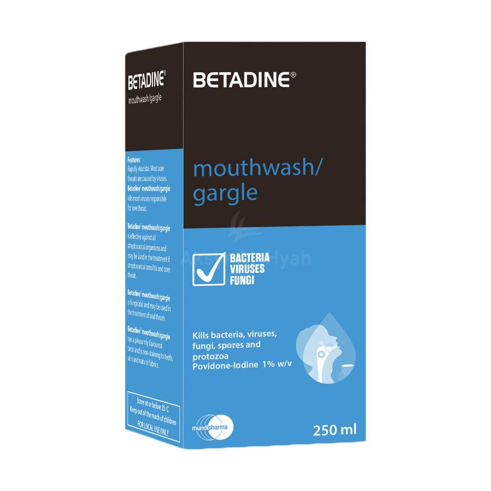 BETADINE MOUTH WASH 250ML 2