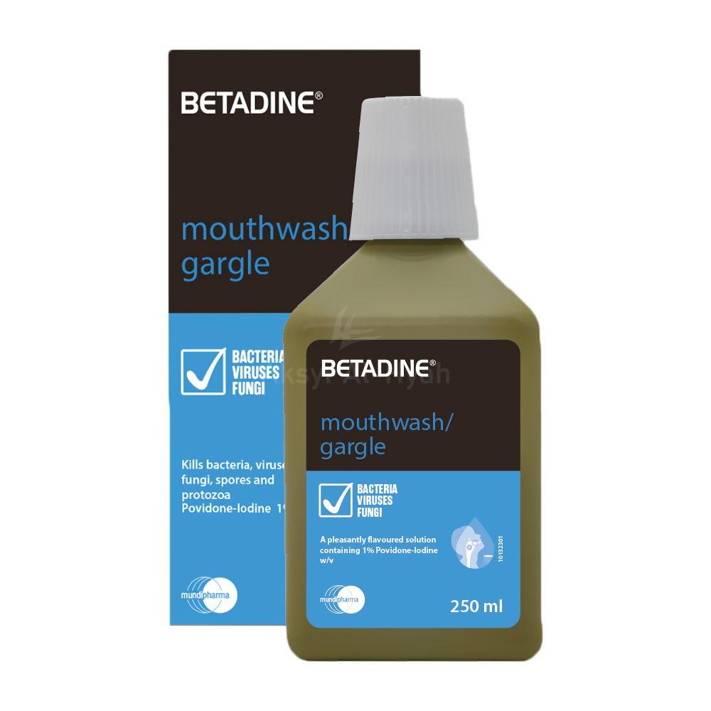BETADINE MOUTH WASH 250ML 4