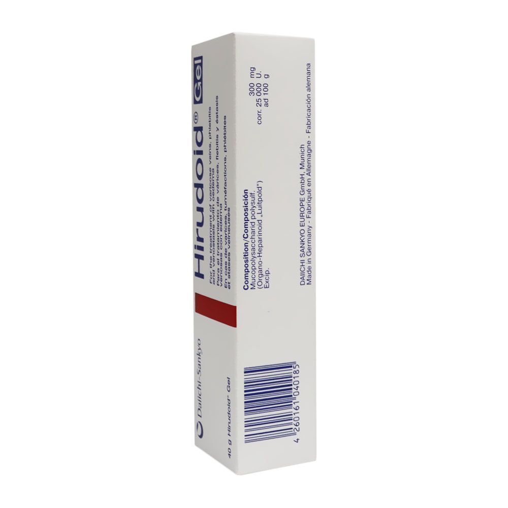 HIRUDOID GEL 40GM 4
