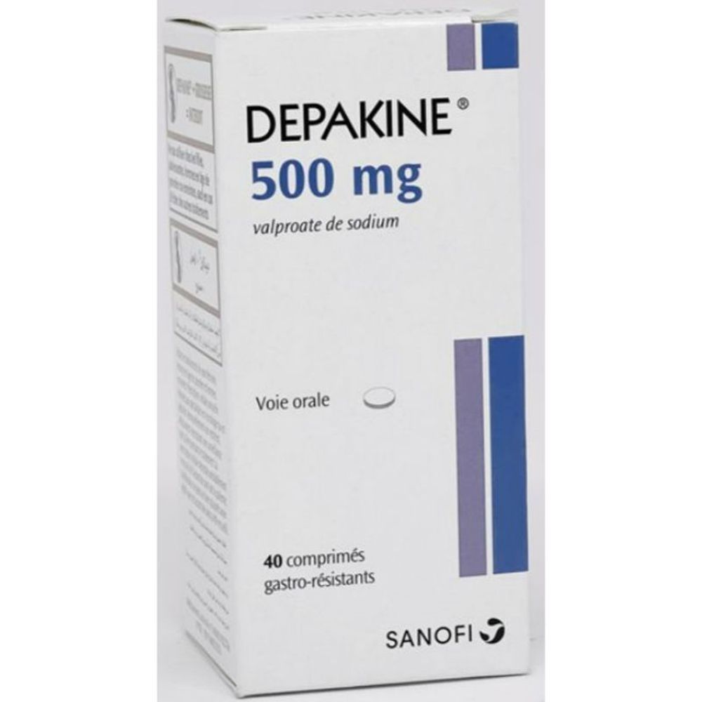 DEPAKINE 500MG TABLET 40'S
