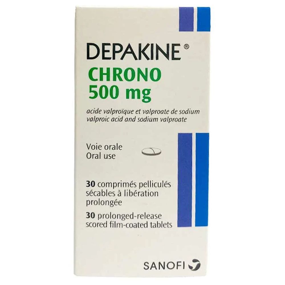 DEPAKINE CHRONO 500MG TABLETS 30'S