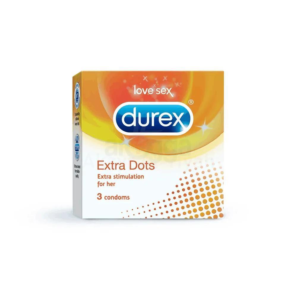 LV DUREX EXTRA DOT CONDOM 3'S