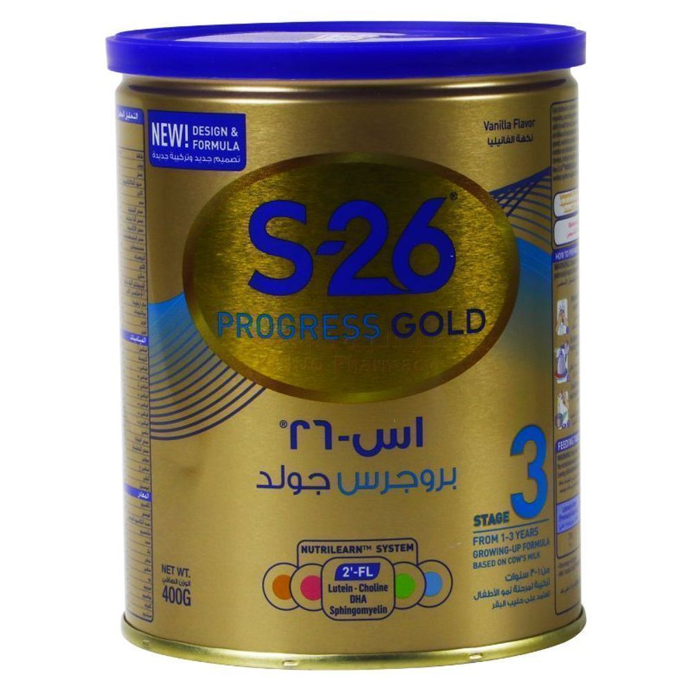 S-26 PROGRESS GOLD 3 MILK 400GM
