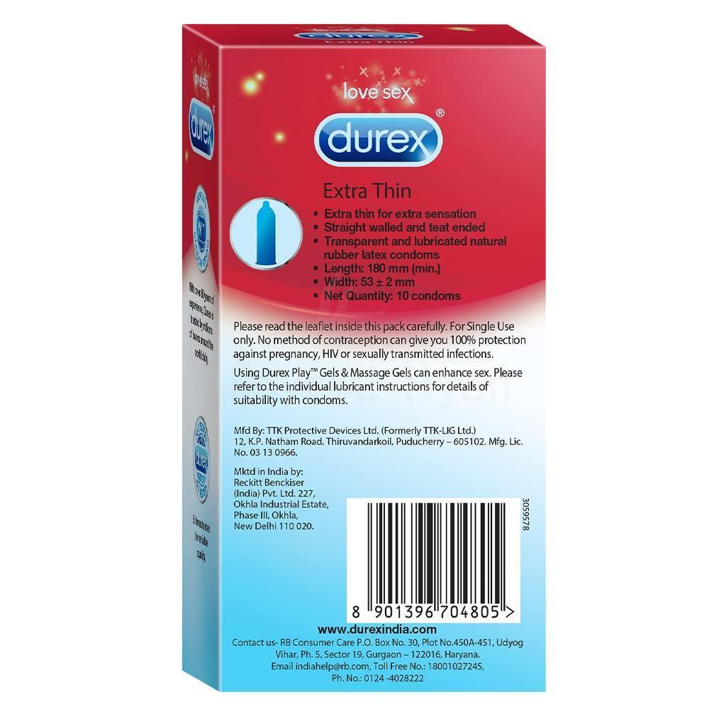 LV DUREX EXTRA THIN CONDOM 10'S 3