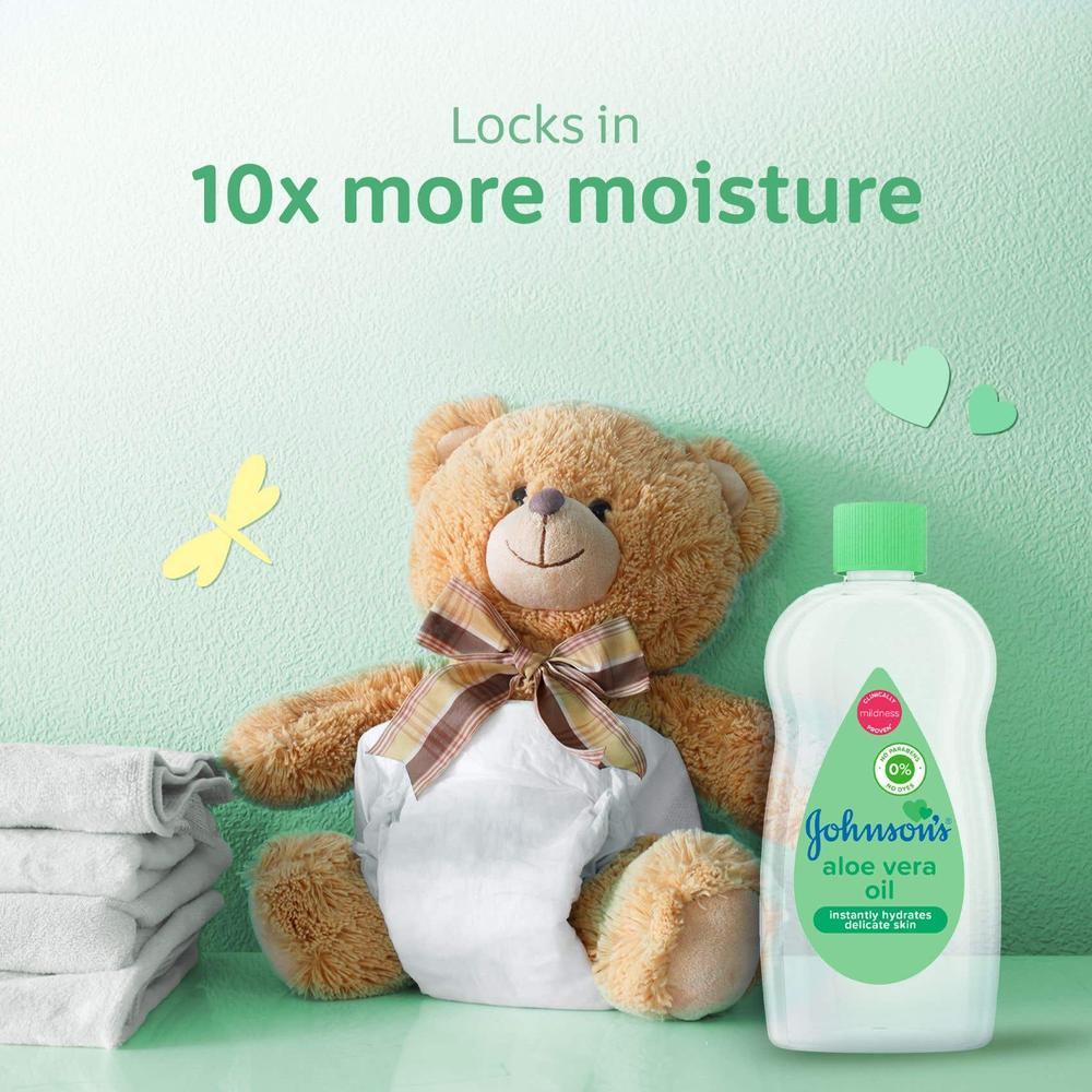 J/J BABY OIL ALOE VERA 500ML 2