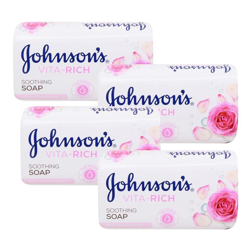 J/J BODY CARE VITA-RICH SOAP ROSE/WATER 175G #R529 2