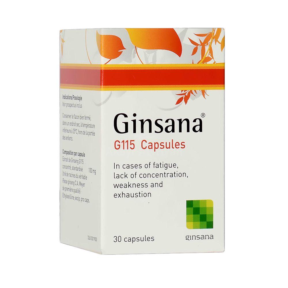 GINSANA G115 CAPSULES  30'S 1