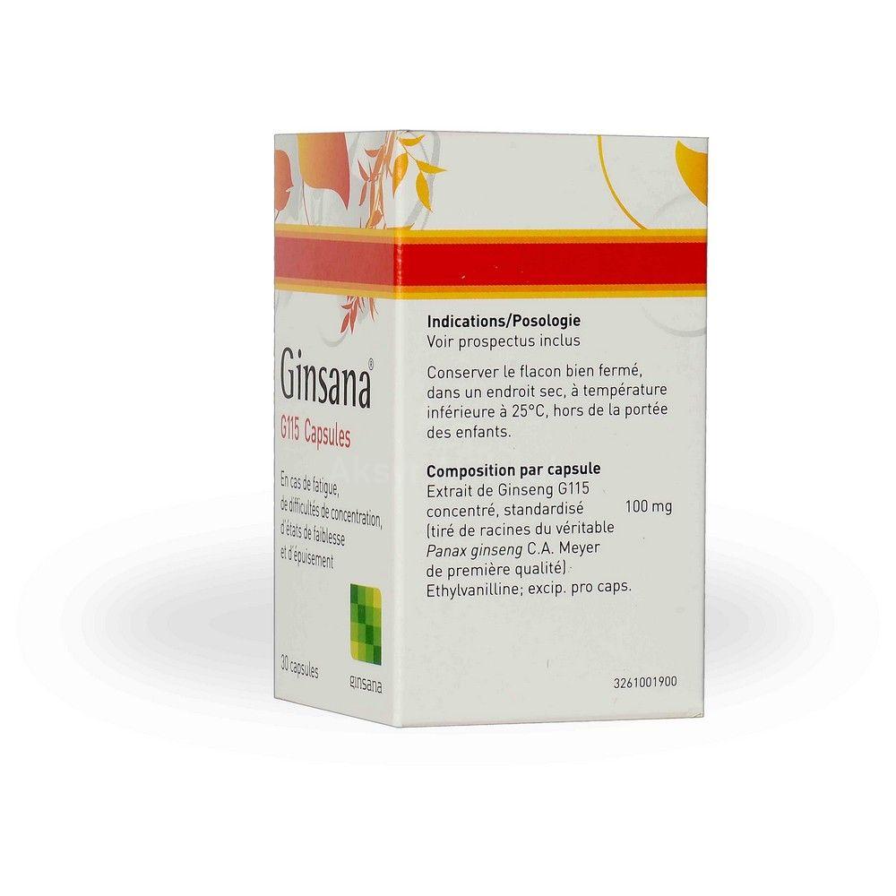 GINSANA G115 CAPSULES  30'S 2
