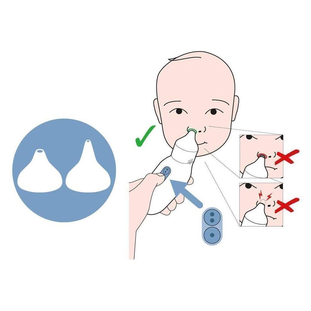 BRAUN NASAL ASPIRATOR 1 #BNA100 5